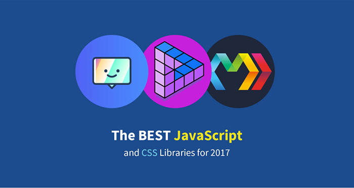 بهترین کتابخانه‌های JavaScript و CSS در سال 2017
