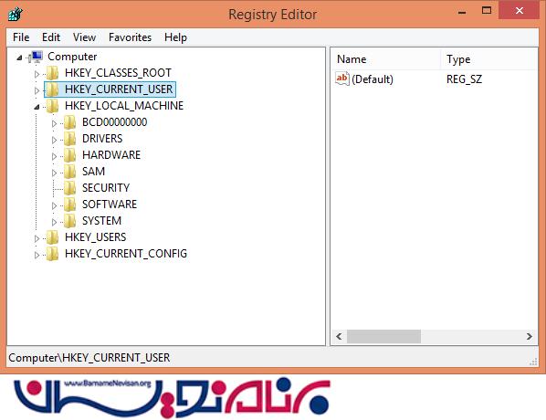 کار با Registry با استفاده از NET.