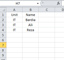 آموزش وارد کردن اطلاعات از Excel در بانک اطلاعاتی