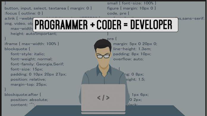 تفاوت بین کدنویس، برنامه نویس، توسعه‌دهنده و مهندس نرم‌ افزار