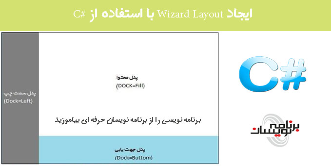 ایجاد Wizard Layout با استفاده از #C