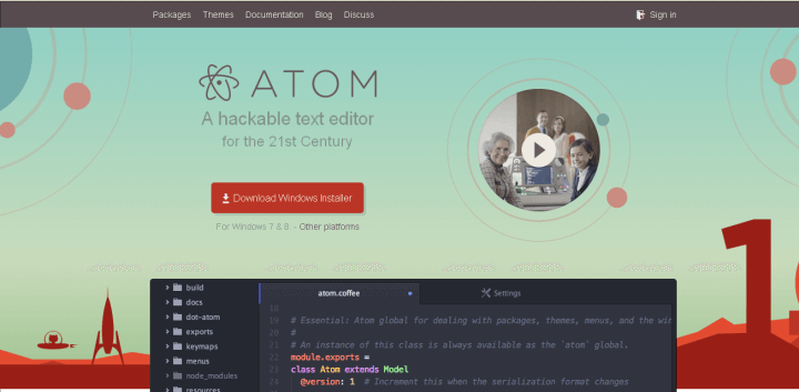 IDE Atom - IDE های Node.js